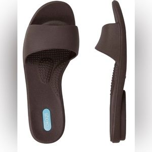 Oka-B Grace Slide Sandal - Hot Chocolate color - size small (women’s size 5-6)